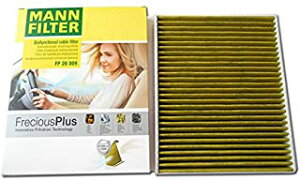 MANN エアコンフィルター アウディ (A3 8V・TT FV・S3 8V・RS3 8V) FP26009 脱臭活性炭 ポリフェノール配合(三層構造)