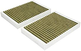 MANN　エアコンフィルター　メルセデスベンツ　(CLクラス　216・Sクラス　221)　FP2722-2　2個セット　脱臭活性炭　ポリフェノール配合(三層構造)