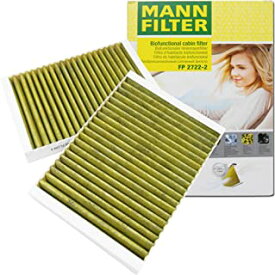 MANN　エアコンフィルター　メルセデスベンツ　CLクラス　W216　Sクラス　W221　FP2722-2　2個入り　MANN　脱臭活性炭　ポリフェノール配合(三層構造)