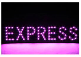 JETイノウエ　LED「EXPRESS」プレート（室内用）　24V車用　ピンク　590605
