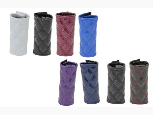 JETイノウエ ブレーキカバー Wステッチ 黒/赤糸 594490 *トラック用品*