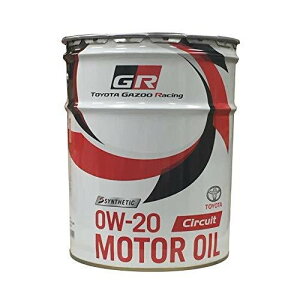 TOYOTA GAZOO Racing g^ GR MOTOR OIL Circuit 0W-20 20L@20bg GWIC 08880-12403