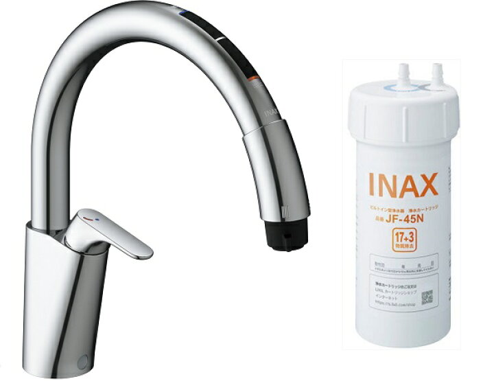 楽天市場】JF-NAB466SYX(JW)ナビッシュLIXILB6浄水器付タッチレス水栓 