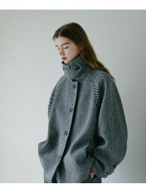 ウールヘリンボンステンカラーコート A part by アパートバイ ジャケット・アウター ステンカラーコート【送料無料】[Rakuten Fashion]