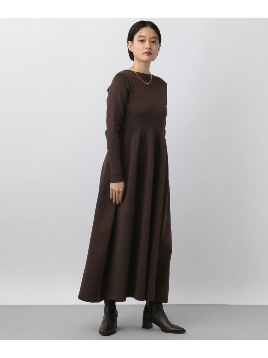 楽天市場】【SALE／40%OFF】ホールガーメントボートネックワンピース 