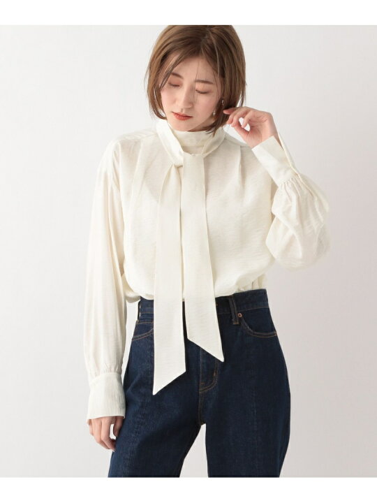 楽天市場】【SALE／15%OFF】(W)ボウタイ2WAYブラウス apart by lowrys 