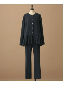 【セレモニー】C*フレアジャケットセットアップ A part by アパートバイ パンツ その他のパンツ ネイビー【先行予約】*【送料無料】[Rakuten Fashion]
