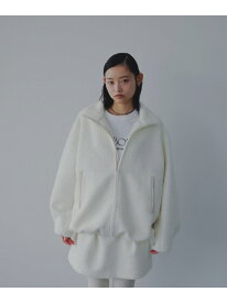 【セットアップ対応】ブラッシュドメルトンブルゾン A part by アパートバイ ジャケット・アウター ブルゾン・ジャンパー ブルー ホワイト グレー【送料無料】[Rakuten Fashion]