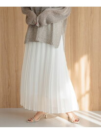 【SALE／30%OFF】メッシュプリーツスカート apart by lowrys アパートバイローリーズ スカート ロング・マキシスカート ホワイト ブラック【RBA_E】【送料無料】[Rakuten Fashion]