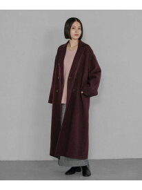 【Sサイズ展開】カシープチェスターコート A part by アパートバイ ジャケット・アウター チェスターコート ワインレッド ベージュ ネイビー【送料無料】[Rakuten Fashion]