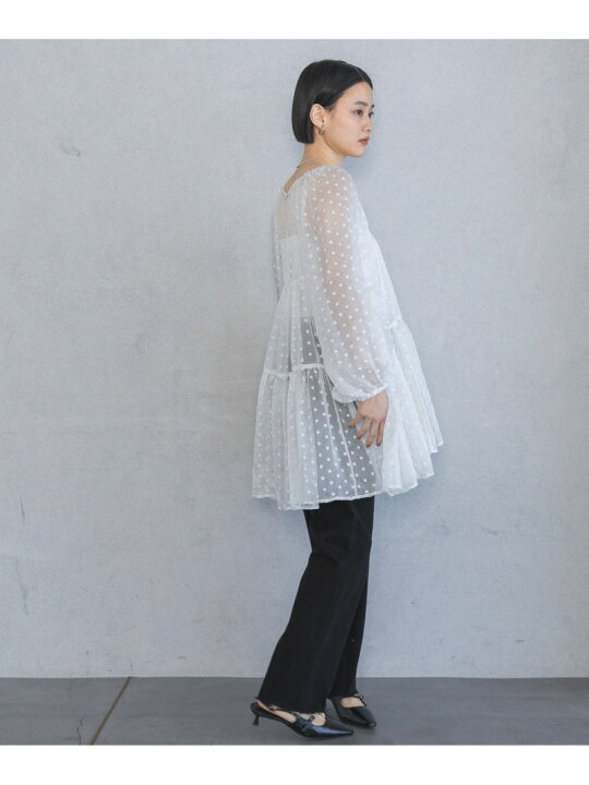 楽天市場】【SALE／38%OFF】シアードットチュニックワンピース A part 