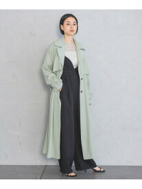 【SALE／33%OFF】ガウントレンチコート A part by アパートバイ ジャケット・アウター トレンチコート ブラック ベージュ【RBA_E】【送料無料】[Rakuten Fashion]