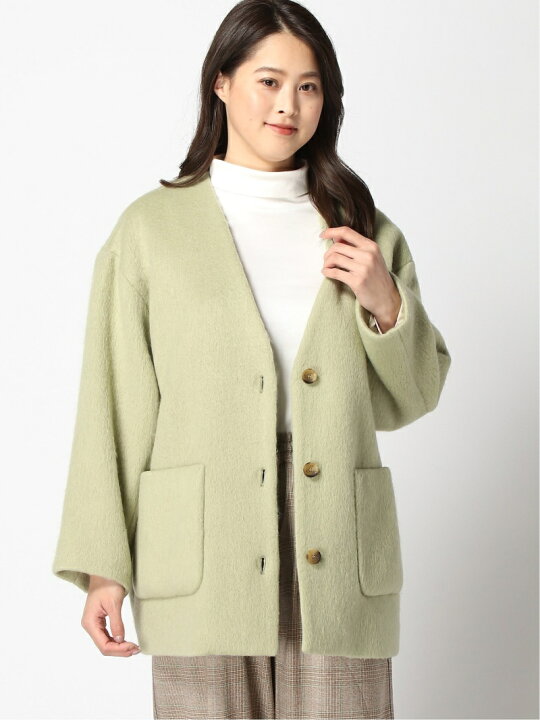 楽天市場】【SALE／40%OFF】(W)シャギーVショートコート apart by 