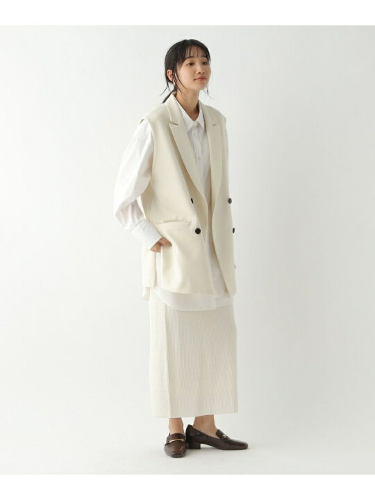 楽天市場】【SALE／34%OFF】(W)ツイードライクスリットVEST apart by 