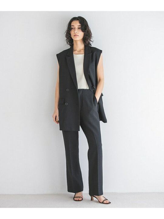 楽天市場】【SALE／34%OFF】(W)ツイードライクスリットVEST apart by 