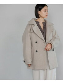 スーパー100 2WAYコート A part by アパートバイ ジャケット・アウター ピーコート ホワイト グレー ベージュ ブラウン【送料無料】[Rakuten Fashion]