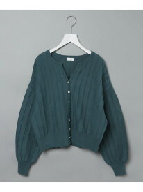 アイレットアミショートカーディガン A part by アパートバイ トップス カーディガン ベージュ ブラック パープル【送料無料】[Rakuten Fashion]