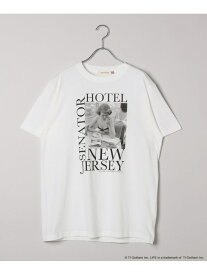 【SALE／20%OFF】【WEB限定・セレクト】LIFE_レタリングフォトTシャツ A part by アパートバイ トップス カットソー・Tシャツ イエロー パープル【RBA_E】【送料無料】[Rakuten Fashion]