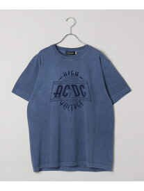 【WEB限定・セレクト】フロッキープリントTシャツ A part by アパートバイ トップス カットソー・Tシャツ ブルー【送料無料】[Rakuten Fashion]