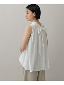 【SALE／50%OFF】ボウタイブラウスノースリーブ A part by アパートバイ トップス シャツ・ブラウス ベージュ ブラック オレンジ【RBA_E】【送料無料】[Rakuten Fashion]