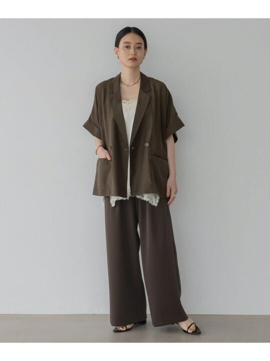 楽天市場】【SALE／50%OFF】アセテートリネン半袖ジャケット A part by 