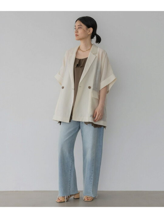 楽天市場】【SALE／50%OFF】アセテートリネン半袖ジャケット A part by 