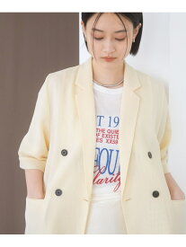 【SALE／60%OFF】メッシュWジャケット A part by アパートバイ ジャケット・アウター テーラードジャケット・ブレザー ベージュ ブラック ホワイト オレンジ【RBA_E】【送料無料】[Rakuten Fashion]