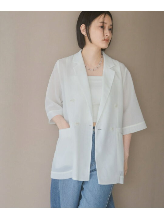 楽天市場】【SALE／60%OFF】メッシュWジャケット A part by アパート 