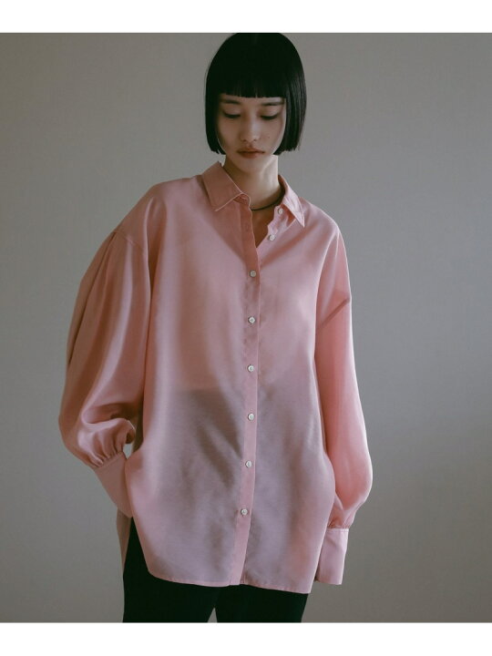 楽天市場】【SALE／40%OFF】シアーオーバーシャツ A part by アパート 