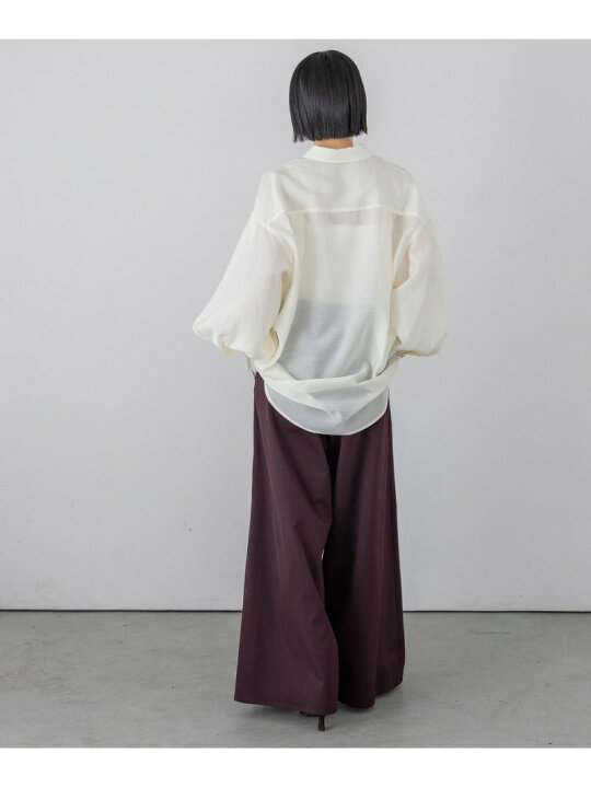 楽天市場】【SALE／40%OFF】シアーオーバーシャツ A part by アパート 