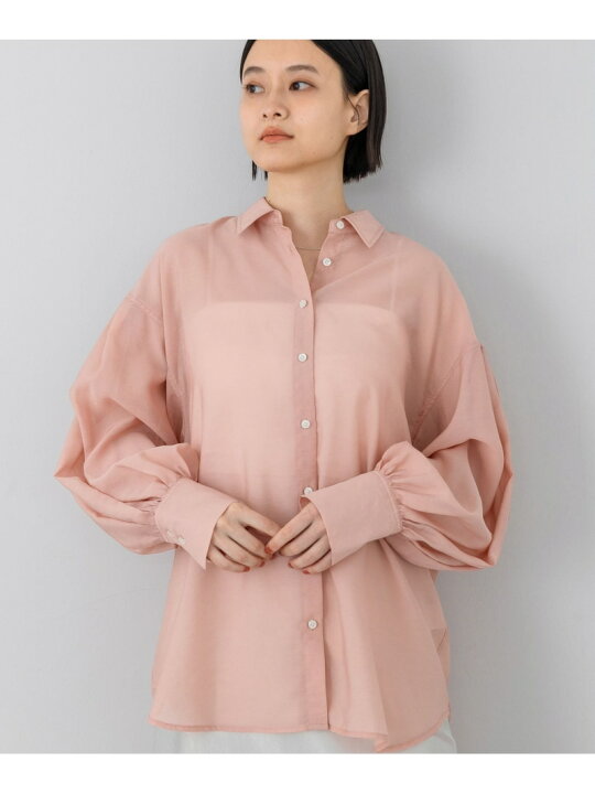 楽天市場】【SALE／40%OFF】シアーオーバーシャツ A part by アパート 