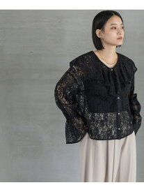 ラッフルブラウス A part by アパートバイ トップス シャツ・ブラウス ホワイト ベージュ イエロー ブラック【送料無料】[Rakuten Fashion]