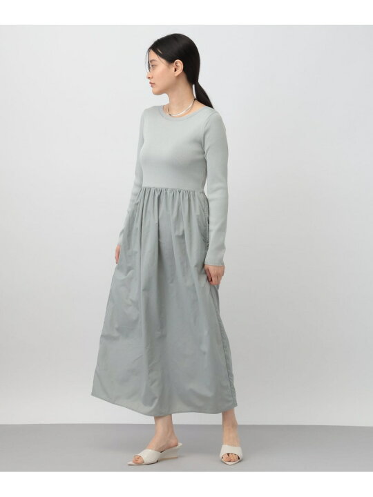楽天市場】【SALE／60%OFF】ニットドッキングコクーンワンピース A  