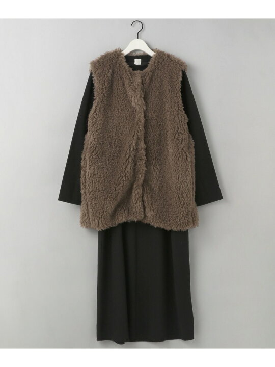 楽天市場】【SALE／37%OFF】【e/rm】ファーベストセットワンピース e  
