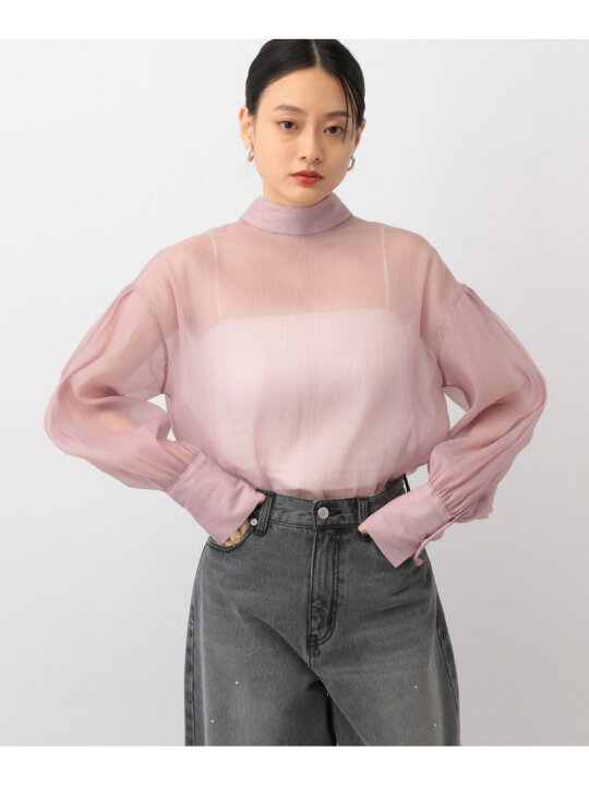 楽天市場】【SALE／46%OFF】シアースタンドブラウス A part by 
