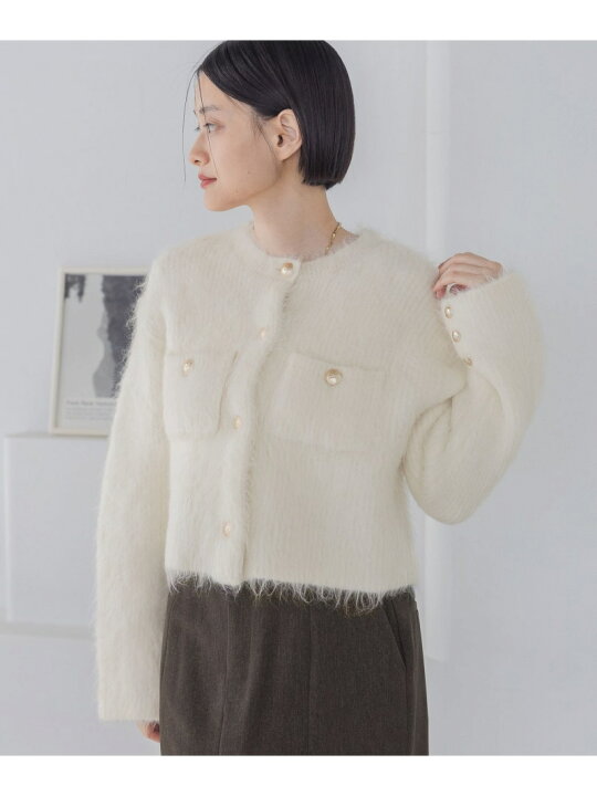 楽天市場】【SALE／50%OFF】アルパカシャギーカーディガン apart by  