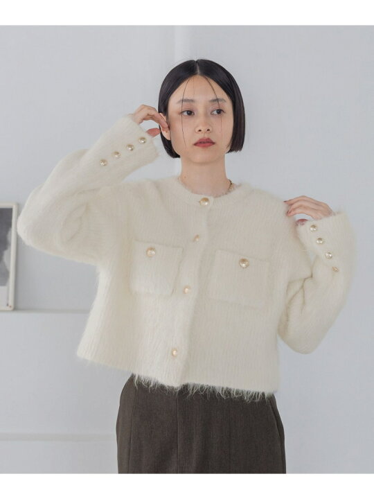 楽天市場】【SALE／50%OFF】アルパカシャギーカーディガン apart by 
