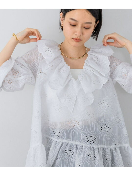 楽天市場】【SALE／50%OFF】エンブロイダリーフリルワンピース A part 