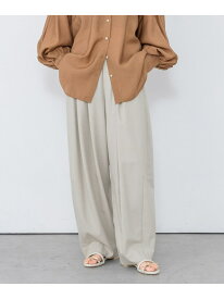 スラックスコクーンパンツ A part by アパートバイ パンツ その他のパンツ ホワイト ブラック ベージュ【送料無料】[Rakuten Fashion]