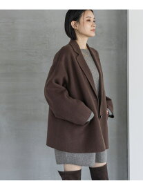 カシープテーラージャケットコート A part by アパートバイ ジャケット・アウター テーラードジャケット・ブレザー ブラウン グレー ベージュ【送料無料】[Rakuten Fashion]