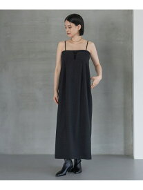 【SALE／40%OFF】フロッキードットキャミワンピース A part by アパートバイ ワンピース・ドレス ワンピース ブラック グレー ブラウン【RBA_E】【送料無料】[Rakuten Fashion]