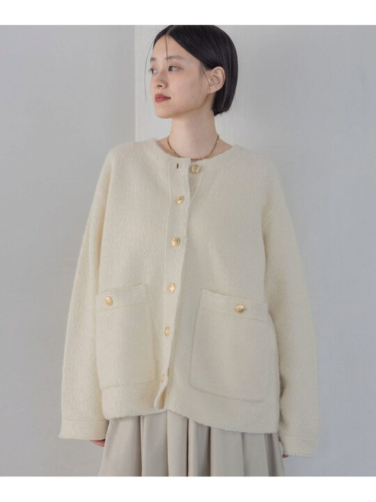 楽天市場】【SALE／19%OFF】アンゴラウールツィードカーディガン apart 