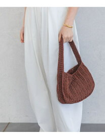 【SALE／50%OFF】メタリックニットバッグ A part by アパートバイ バッグ ハンドバッグ ピンク シルバー ブラウン【RBA_E】【送料無料】[Rakuten Fashion]