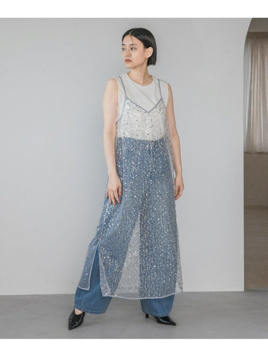 楽天市場】【SALE／30%OFF】キラキラパールキャミワンピース A part by 