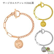 楽天市場】18金 コインペンダント（ブレスレット｜レディース 