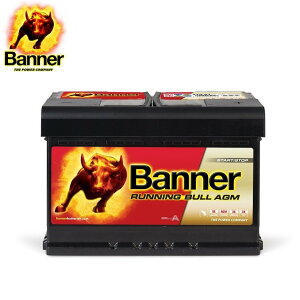 Banner oi[ Running Bull BԗpAGMobe[ AGM-570-01 yBannerK㗝X@Јz 70A LN3AGM 570-901-076 [bpJ[[J[̗p BMW VW Audi MINI Porsche Aston Martin