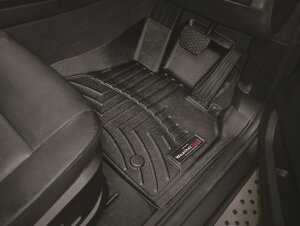 【WeatherTech/ウェザーテック正規輸入元】BMW Xシリーズ E70(X5/X5M) 右ハンドル車用 フロアマット/フロアライナー(フロント&リア)(ブラック)