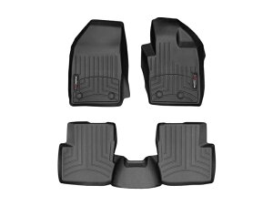 【WeatherTech/ウェザーテック正規輸入元】FIAT(フィアット) 500X(2015年〜2019年4月)右ハンドル車 フロアマット/フロアライナー(フロント&リア)(ブラック)