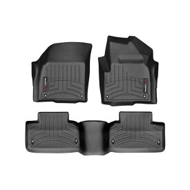 【WeatherTech/ウェザーテック正規輸入元】Land Rover（ランドローバー）レンジローバーイヴォーク（2012〜2019年）（初代 L538）右ハンドル車 フロアマット/フロアライナー（フロント＆リア）（ブラック）