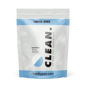 CLEAN. Level One�i�N���� ���x�������j�}�C�N���t�@�C�o�[�^�I�� 350GSM 40×40cm 10���Z�b�g �R�[�e�B���O����@���p ���x�����O�^�I��